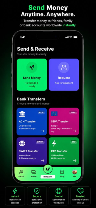 VaultPay - Borderless Payments Screenshot 4 of 6