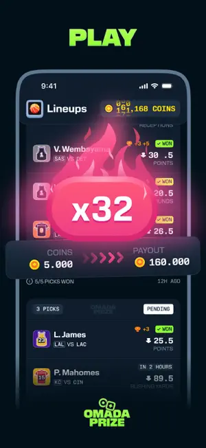 OmadaPrize: Game Sports Picks screenshot 2