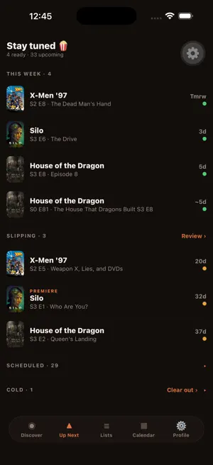 Stay Tuned: Shows & Movies screenshot 1