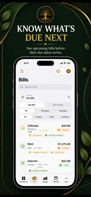 Sacred Bill Tracker screenshot 2