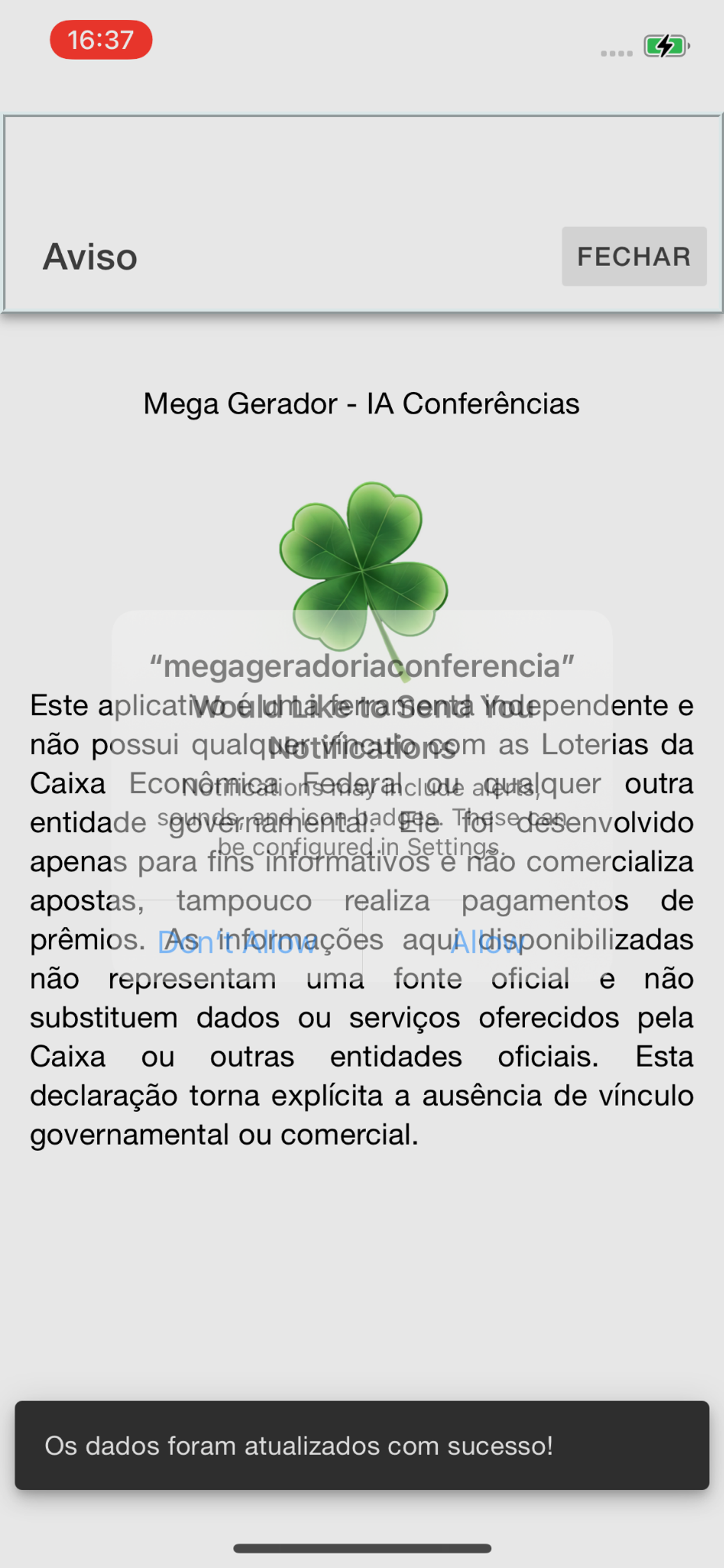 Mega Gerador IA Conferencia