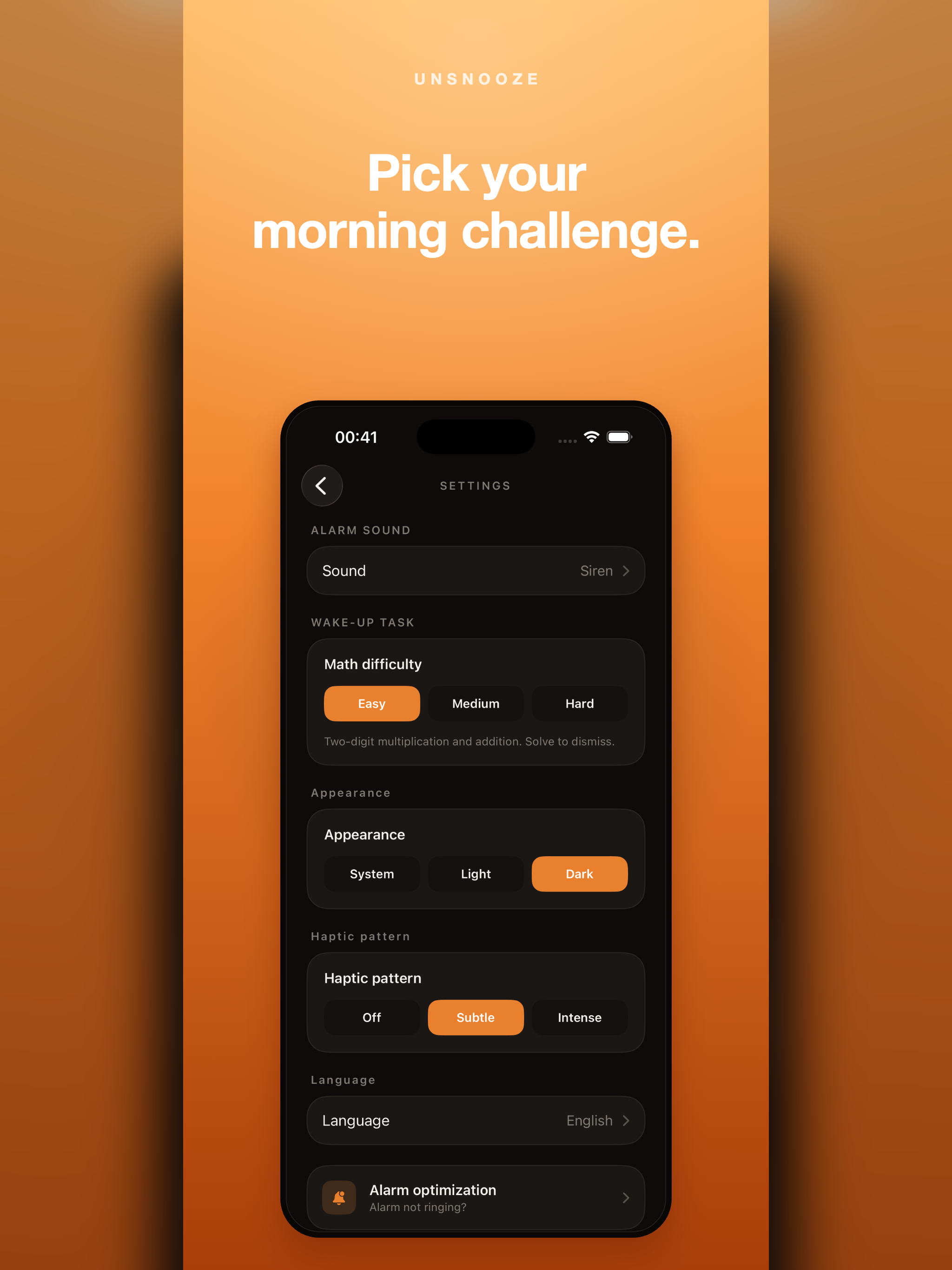 Unsnooze: Math Alarm Clock screenshot 7