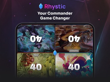 Rhystic: MTG EDH Life Counter iPad screenshot