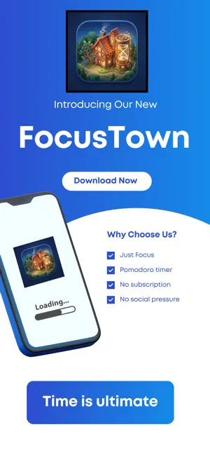 Focustown: Deep Work Timer screenshot 1