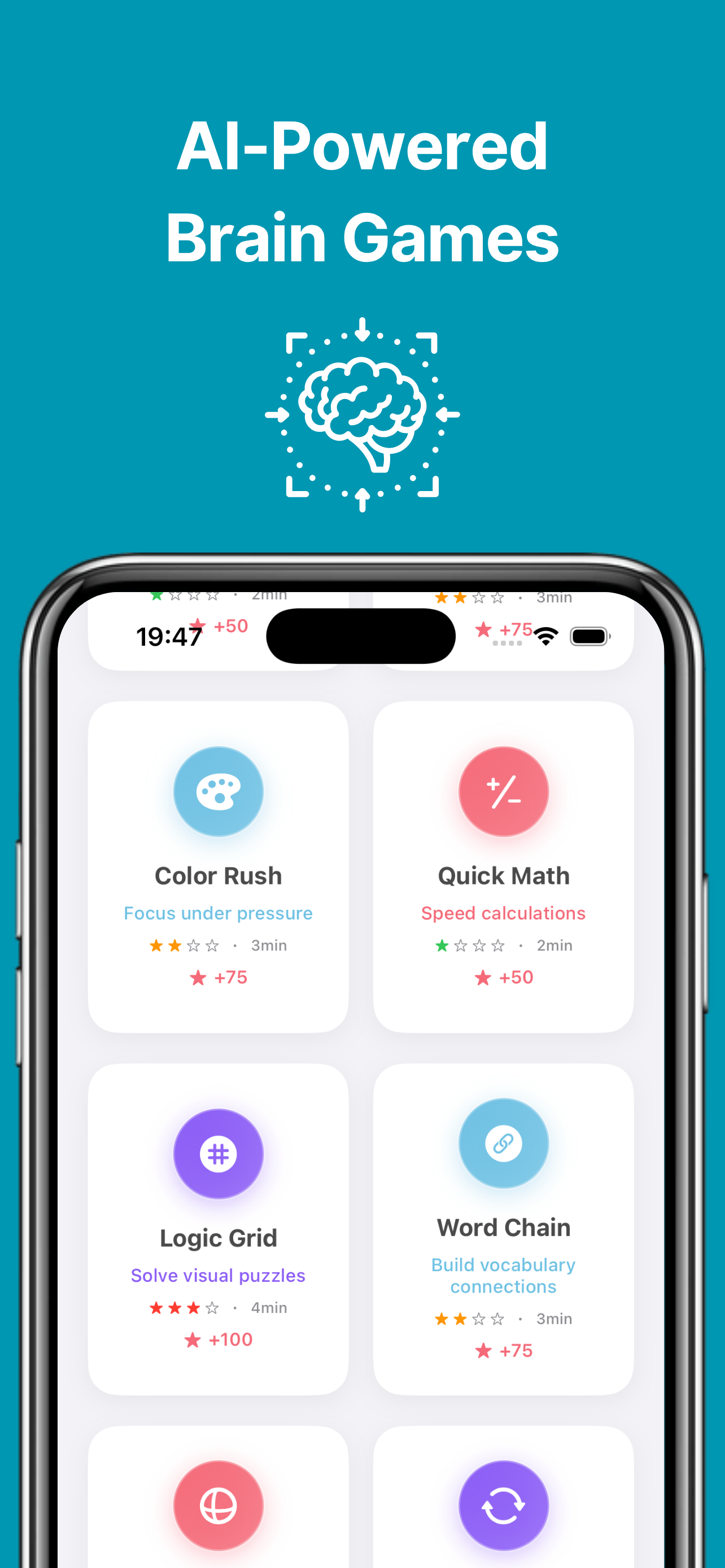 BrainFit Logic Puzzles & Focus screenshot 6
