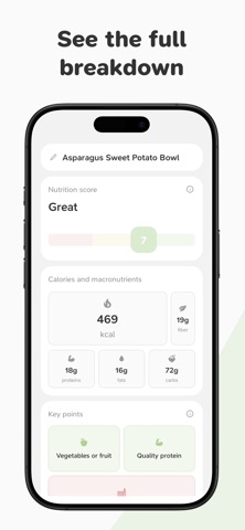 eatamame - Healthy Nutrition iPhone screenshot