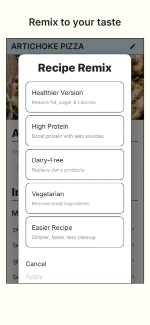 Cook Olea screenshot 4