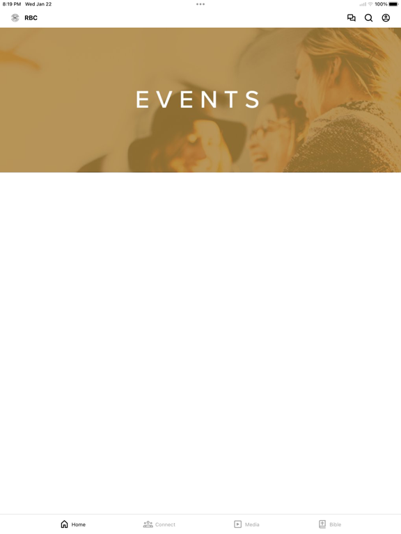 Rooted Bible Church iPad screenshot 1 - Education app