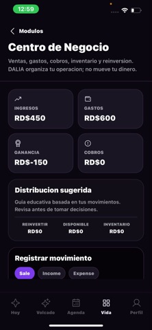 DALIA: Agenda Inteligente screenshot