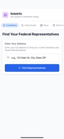 VoteInfo screenshot