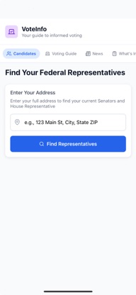 VoteInfo screenshot 1