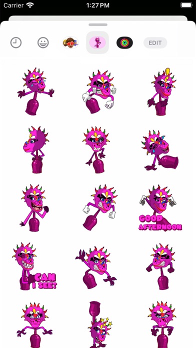 Screenshot #3 pour Matta Pink Dinosaur Stickers