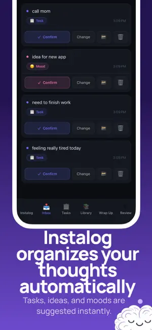 Instalog: Capture Thoughts screenshot 2