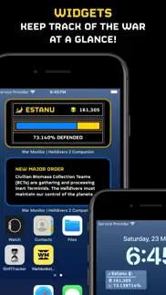 war monitor for helldivers 2 iphone screenshot 3