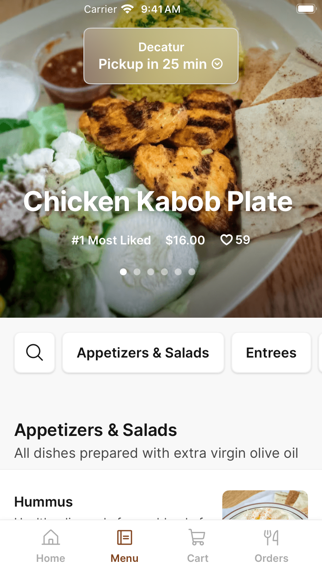 Mediterranean Grill To Go iPhone screenshot 2 - Food & Drink app