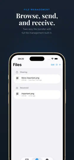 Screenshot von WiFi File Transfer: From PC auf dem iPhone 3