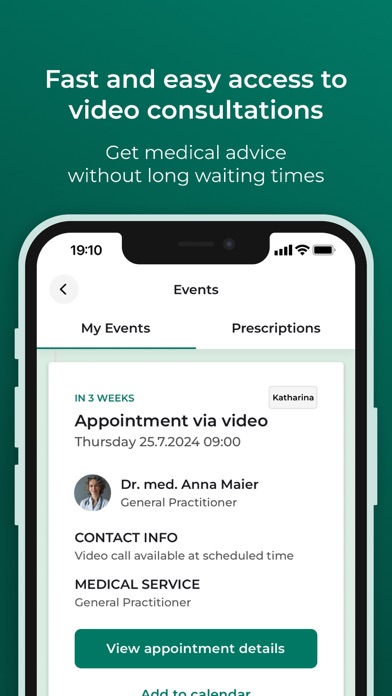 Meliva – Digital Clinic Screenshot