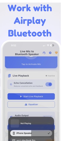 Live Mic to Bluetooh Speaker screenshot