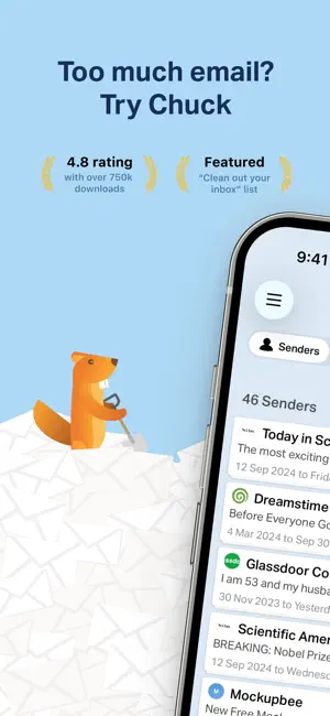 Chuck - Email with Superpowers screenshot 1