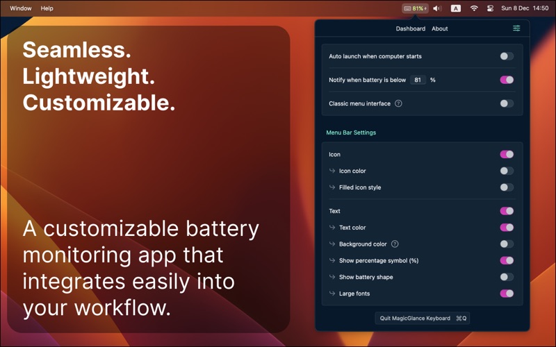 App screenshot