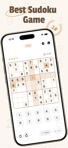 Sudoku Game - Online/Offline iPhone screenshot