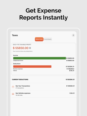 Self Employed - Accounting iPad screenshot