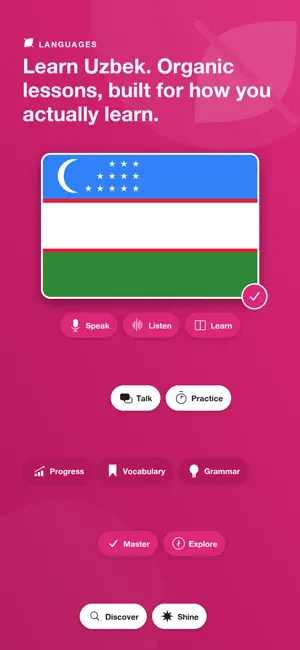 Learn Uzbek - LingoBloom screenshot 1