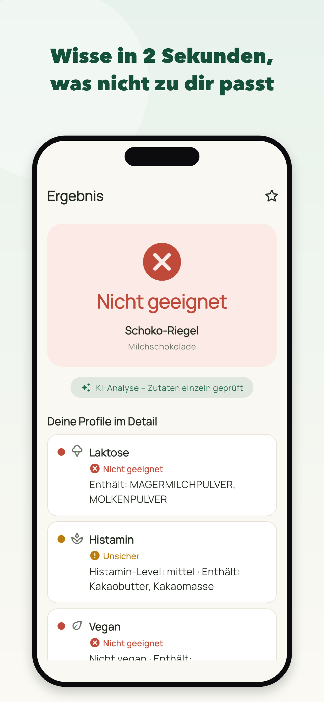 Kann ich das essen? KI Scanner screenshot 6