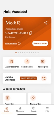 Medifé Móvil screenshot