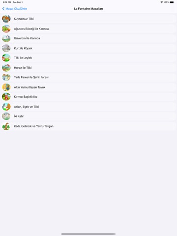 Yeni Masal Oku & Dinle iPad screenshot 5