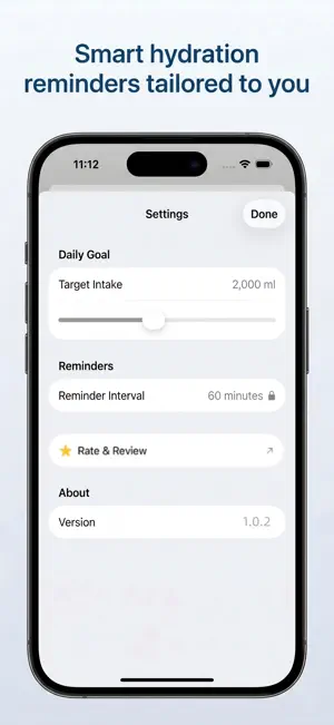 Hydro Reminder - Drink Water screenshot 2