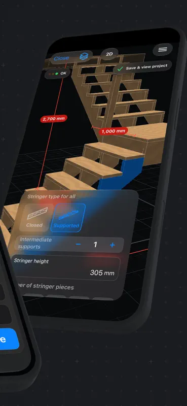 Calcul Escalier 3D screenshot 4 of 10