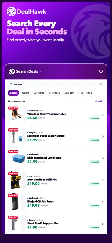 DealHawk: Clearance Finder screenshot 3 of 5