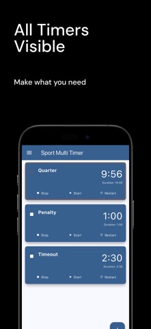 Sport Multi Timer Screenshot 6 of 10