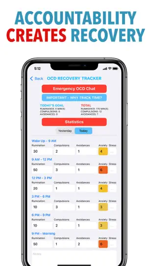 Скриншот OCD HELP на iPhone 2