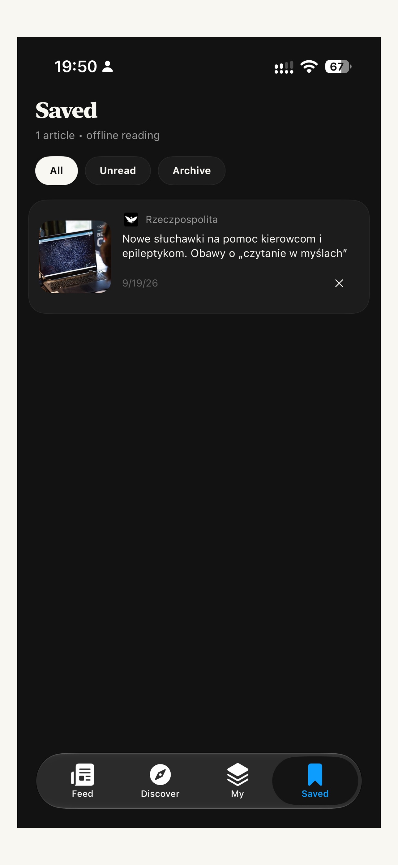 Screenshot 4 of Oatmeal - News Feed