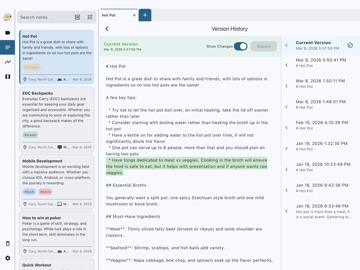 MemNote: Context-Aware Memory iPad screenshot