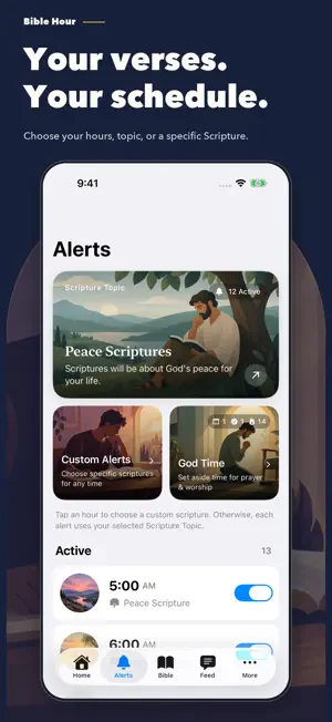Bible Hour: Daily Verse Alerts screenshot 2