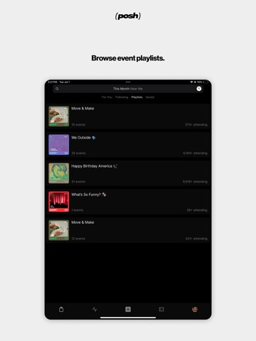 Posh – Create & Find Events iPad screenshot 6