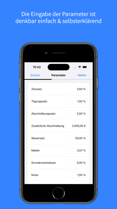 Immo Cashflow Screenshot