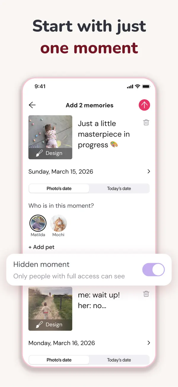 Screenshot #3 pour Tinybeans Private Family Album