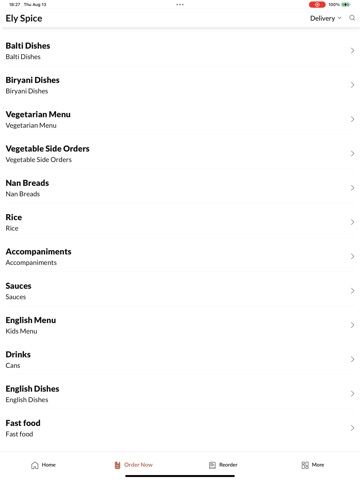 Ely Spice iPad screenshot