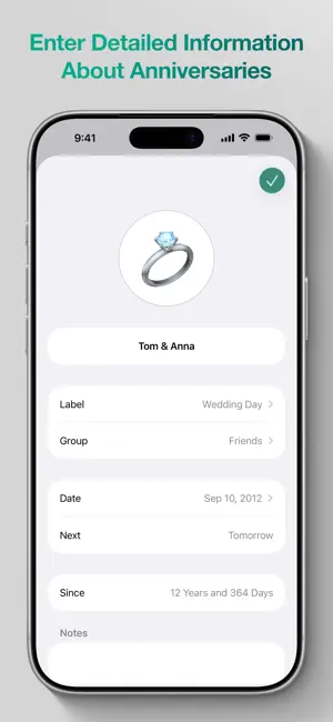 Anniversaries: Anniversary App screenshot 3