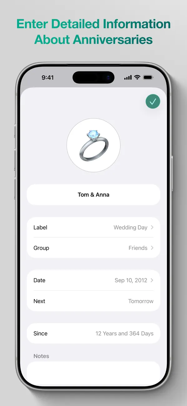 Screenshot #3 pour Anniversaries: Anniversary App