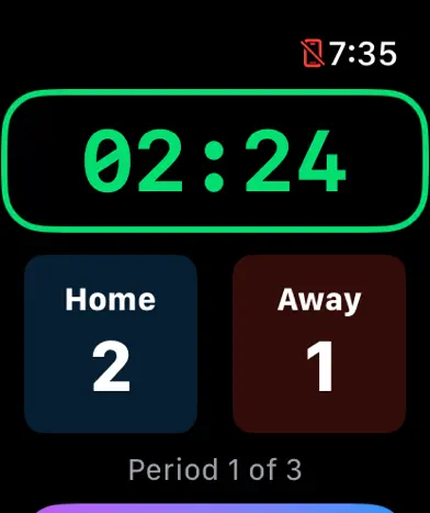 Knee Hockey Clock screenshot 4