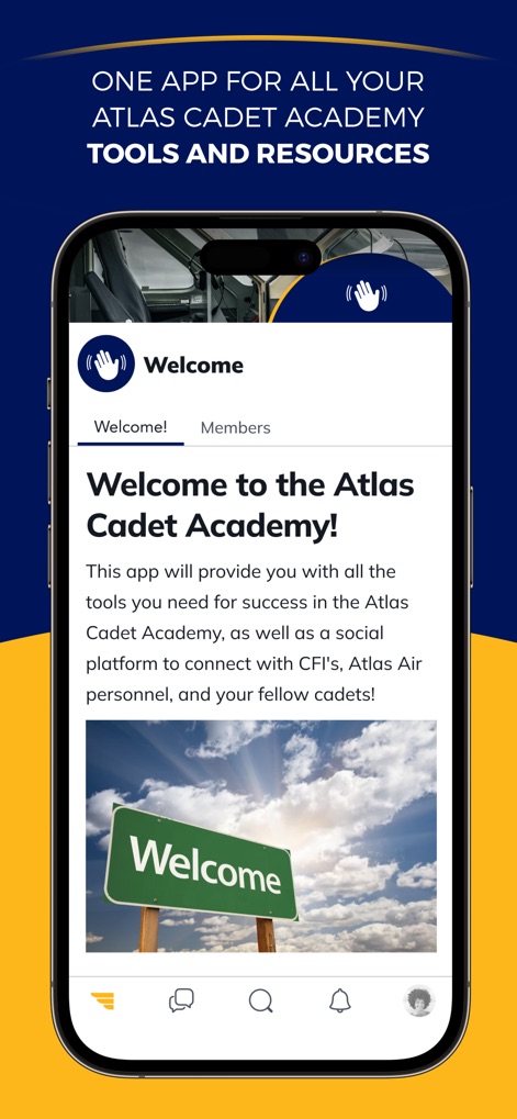 Atlas Cadet Academy - Social Networking App | MWM