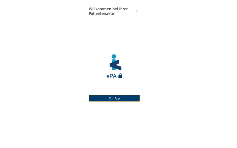 ePA Die IK Desktop app screenshot