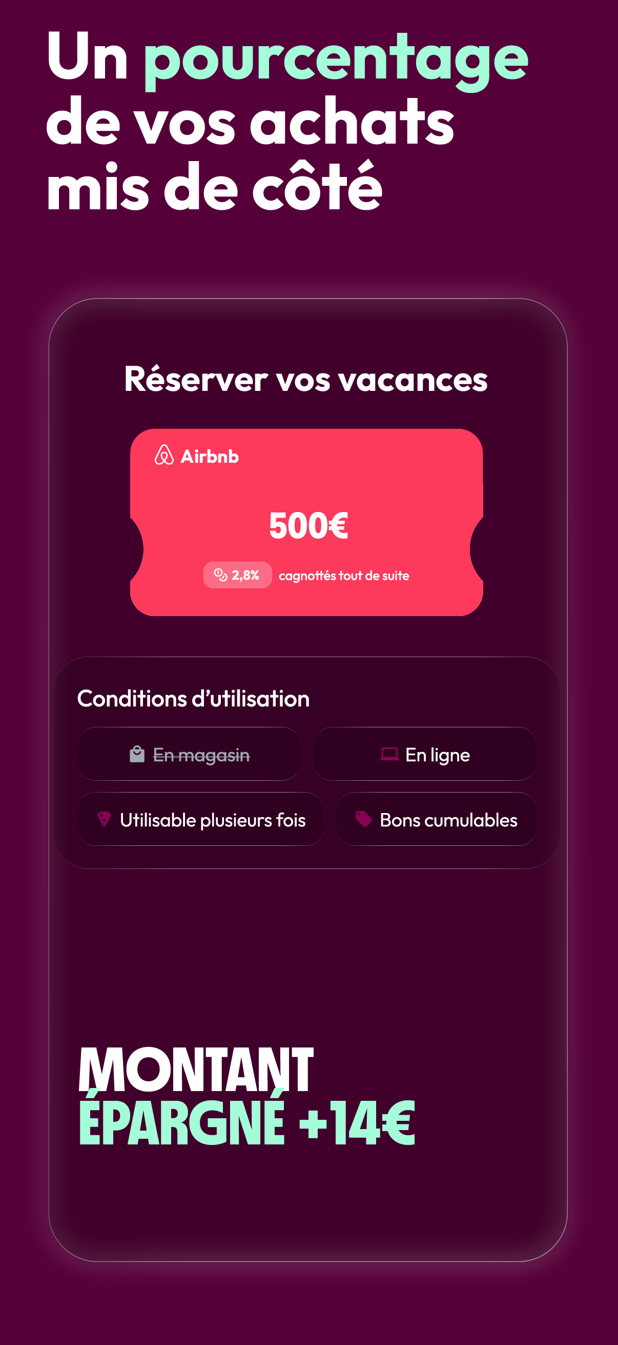 Cagnup - Dépenser et épargner