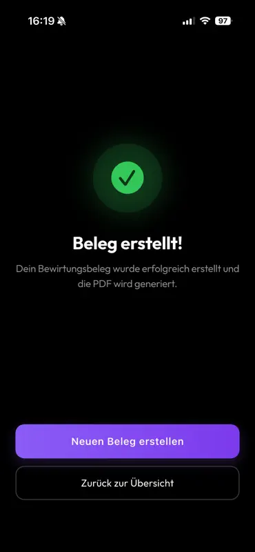 Bewirtungsbeleg.net screenshot 7 of 8