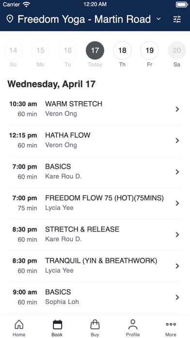 Freedom Yoga Screenshot